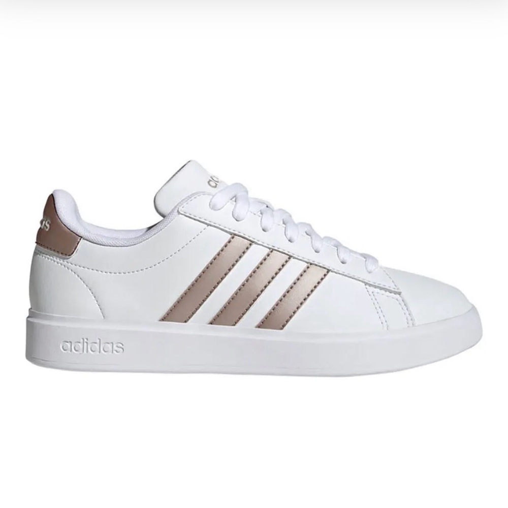 Adidas Cloudform Grand Court 2.0 White Rose Gold Pink HWI 28Y001 Women Size 7.5